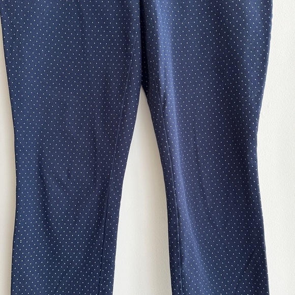 GAP Women’s Navy Blue and White Polka Dot Skinny Ankle Pants, Size 8 Regular - Picture 4 of 16